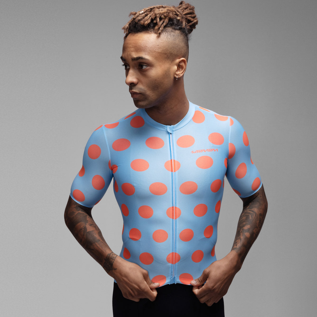 Pro Exclusive Jersey - Polka Dot Cyan / Pink