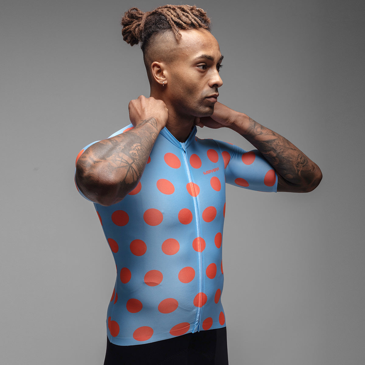 Pro Exclusive Jersey - Polka Dot Cyan / Pink